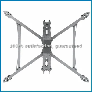 Kit de Marco para Dron FPV MAK4 V2, Marco de Fibra de Carbono de 10 Pulgadas para Dron de Carreras de Largo Alcance y Estilo Libre RC FPV Quadcopter-ROWI