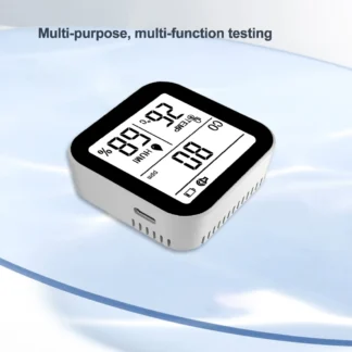 Detector de CO 3 en 1 con Función de Alarma, Medidor de Monóxido de Carbono con Cordón, Monitor de CO para Camping, Viajes, Auto, RV, Vehículo