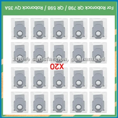 Piezas de repuesto, bolsa para polvo para robot aspirador 35A / QR 598 / QR 798, accesorios 20PCS-ABYS