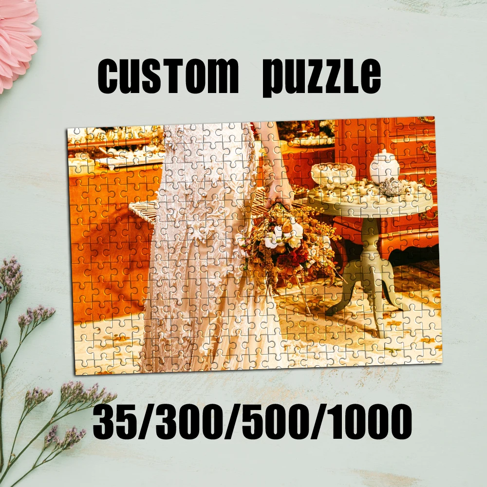 Rompecabezas Personalizado con Foto, Bloques de Imágenes Personalizables, Regalo para Navidad, Año Nuevo, San Valentín, Aniversario