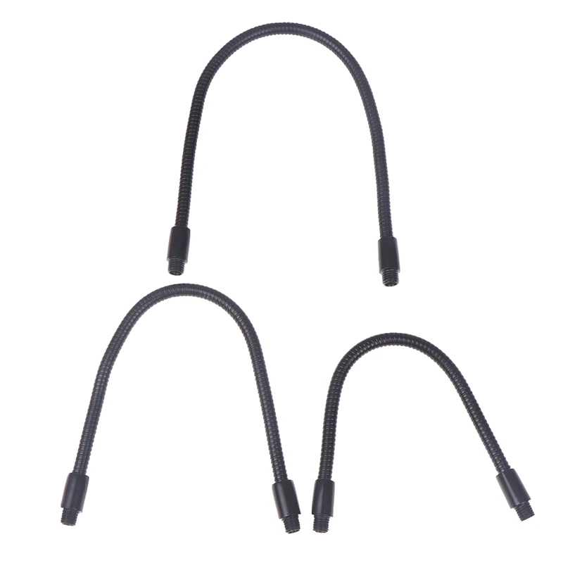 Manguera Metálica Flexible LED de 6mm de Diámetro, 20/25/30cm, Negra, Universal, para Lámparas de Mesa, Focos, Lámparas de Pie, DIY