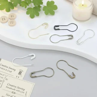 Lote de 100 Piezas de Alfileres de Seguridad Metálicos en Forma de Calabaza, Alfileres para Fijar Ropa, Manualidades de Costura, Broches, Accesorios para la Fabricación de Joyería