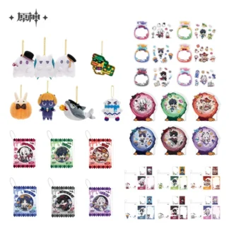 Sunsyea Genshin Impact Mercancía oficial miHoYo Original auténtico YYQX insignia de soporte acrílico Arlecchino Wriothesley Wanderer Klee