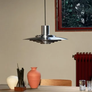 Lámpara colgante LED de diseño moderno, candelabro artístico volador blanco y plateado, Bar, comedor, sala de estar, cocina, isla, dormitorio