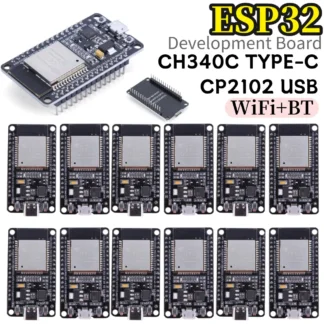 Placa de desarrollo ESP32, módulo inalámbrico compatible con WiFi + Bluetooth, ESP32, bajo consumo de energía, compatible con STA/AP/STA + AP, 10-1 Uds.