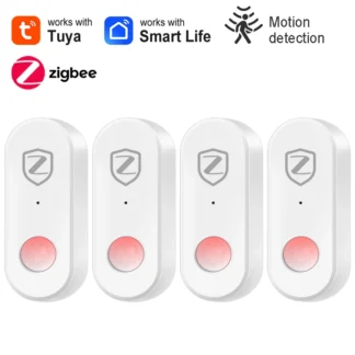 Sensor de movimiento PIR Tuya Zigbee, Detector infrarrojo de cuerpo humano, alarma de seguridad para el hogar, Control por aplicación Smart Life