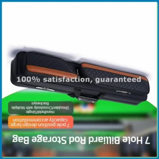 Bolsa Protectora para Taco de Billar, Portátil y a Prueba de Polvo, de Gran Capacidad, para Deportes de Billar - A69M