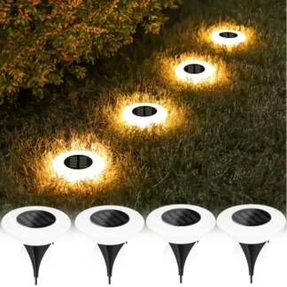 Luces de paso solares para exteriores, lámpara LED para jardín, iluminación de paisaje, luz LED impermeable para camino, Patio, decoración de entrada, 1/4 Uds.