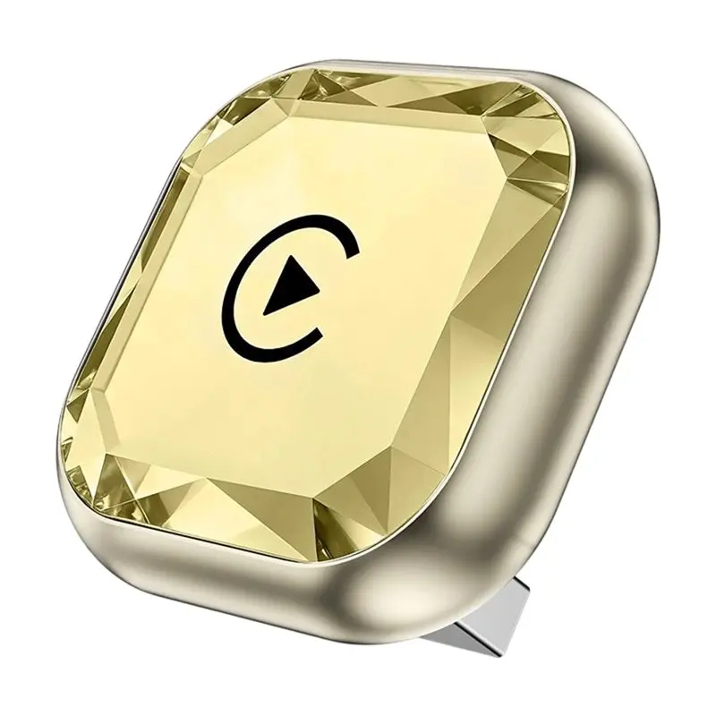 Caja Inteligente Inalámbrica 2 en 1 con Carplay y Android AUTO, Wifi y BT5.0+, Adaptador USB con Voz, de Cableado a Inalámbrico