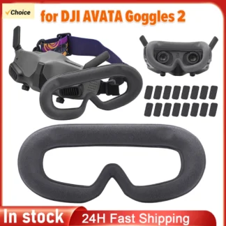 Almohadillas de esponja para los ojos para gafas AVATA, cubierta de cojín facial cómoda, antifugas, accesorios de relleno facial, almohadilla para máscara de ojos