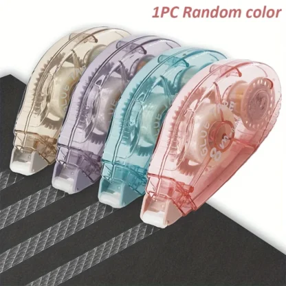 1 cinta adhesiva para álbum de recortes, rodillo de cinta de doble cara para manualidades, cinta adhesiva de 7,92 metros X 0,79 cm, corredor de pegamento