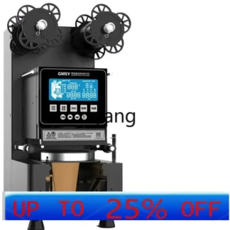 Máquina Selladora de Vasos para Tiendas de Té con Leche VC, Máquina Selladora Automática Comercial para Bebidas Frías y Calientes, Leche de Soya