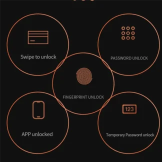 Cerradura de puerta inteligente con Control remoto por aplicación Tuya, cerrojo con llaves, cerradura electrónica con huella dactilar, cerradura electrónica Digital para casa-A09I