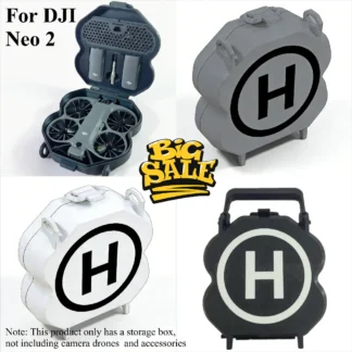 Caja de Almacenamiento Completa para DJI Neo 2 Incluye Transmisión de Imagen, Baterías Dobles, Cable de Datos, Estuche de Viaje y Accesorios de Protección