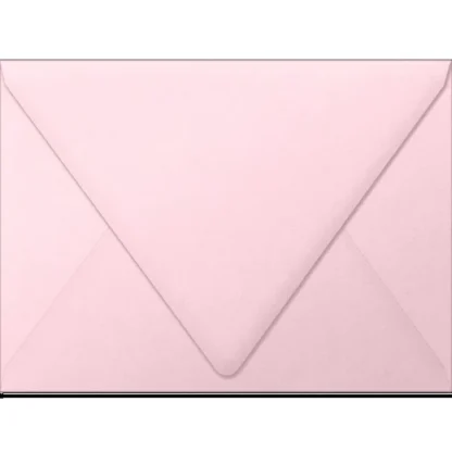 Sobres para invitaciones con solapa A7 Contour, 5 1/4 x 7 1/4, rosa caramelo, 80 lb, paquete de 50
