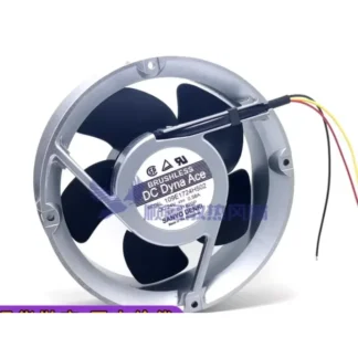 Sanyo Denki 109E1724H502 24V CC 0.58A 172x172x51mm Ventilador de refrigeración de servidor de 3 cables
