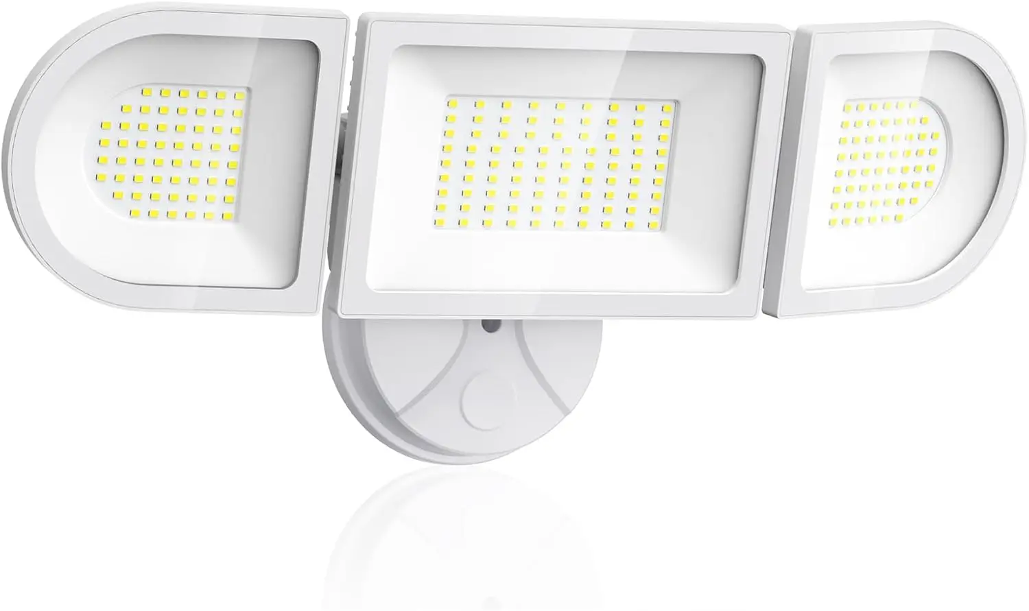 Reflector LED Súper Brillante de 130W, 13000LM, IP65, Impermeable, Luz de Seguridad para Exteriores con Cabezales Ajustables para Patio y Garaje