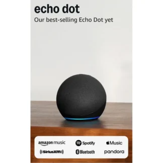 Echo Dot, el último modelo, altavoz con sonido vibrante, diseñado para Alexa, ideal para dormitorios, comedores y oficinas, color carbón.