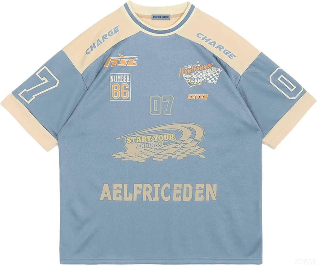 Aelfric Eden-camisetas de gran tamaño para hombre, Jersey gráfico, camisetas informales estampadas, ropa de calle, camiseta Vintage de verano