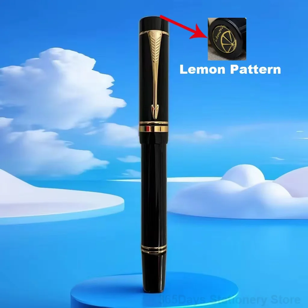 Lemon M2 pistón tinta acrílico caligrafía práctica pluma estilográfica hoja cuchillo largo pluma de negocios punta papelería pulida a mano