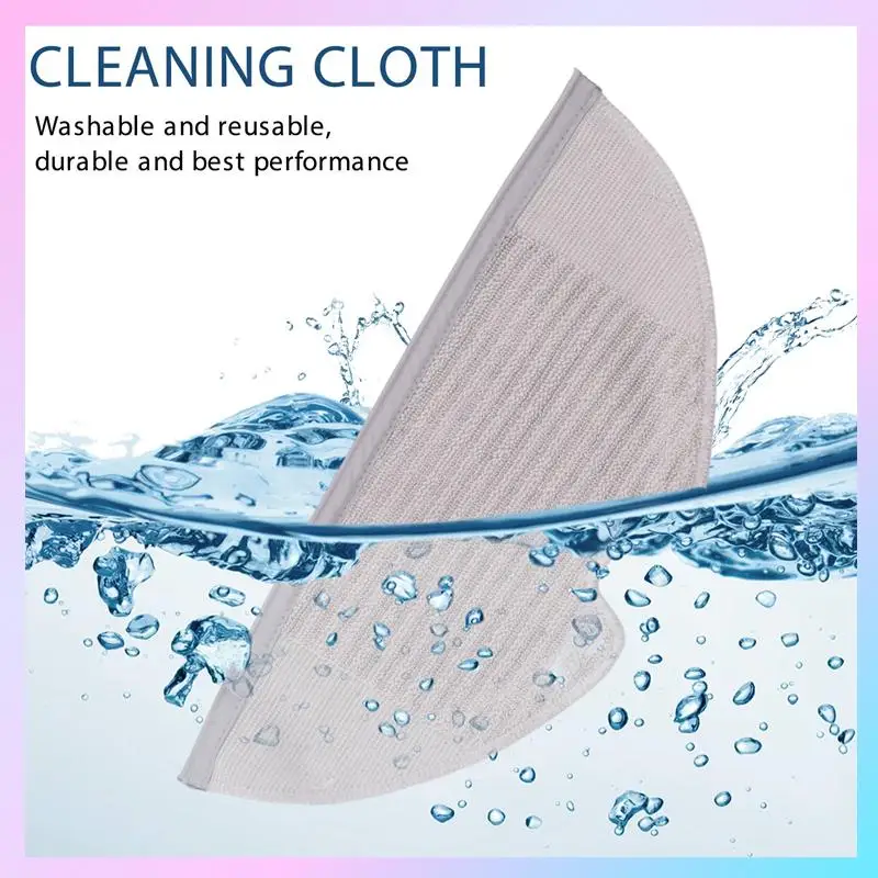 Paño de mopa ABRG-4Pcs para Robot aspirador Xiaomi Mijia 1C, repuestos de accesorios de aspiradora robótica