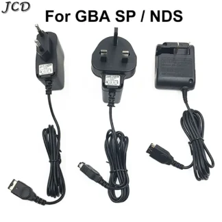1 Juego de adaptador de cargador de CA de 1,2 m para fuente de alimentación DS NDS Cable de carga enchufe UE EE. UU. para accesorios Gameboy Advance SP GBA SP