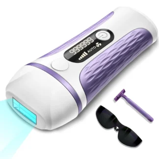 Dispositivo de depilación láser IPL para mujeres y hombres, 999.999 flashes, seguro y eficaz para cara, brazos, piernas, zona de bikini: uso doméstico