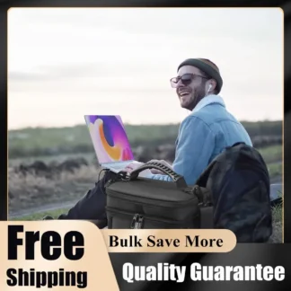 Estuche de transporte para estación de energía portátil BLUETTI AC2A, bolsa de almacenamiento de viaje, funda protectora anticaída con correa para el hombro y asa