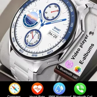 Para Huawei Xiaomi nuevo reloj inteligente con memoria RAM de 32G para hombres 1,43 pulgadas ritmo cardíaco Local llamada Bluetooth AMOLED 466*466 HD reloj inteligente para hombre