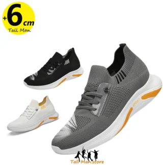 Zapatillas Deportivas para Hombre con Plantilla Elevadora para Aumentar la Altura, 6 cm, Tallas Grandes 37-44