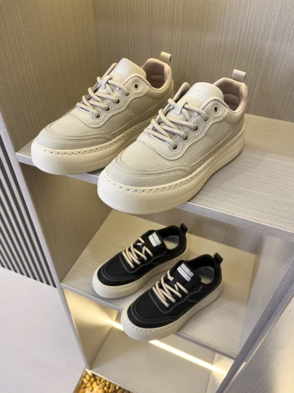 Zapatos informales de primavera para hombre, antideslizantes, resistentes al desgaste, con suela gruesa, zapatos deportivos s...