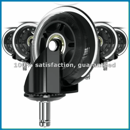 Ruedas para Silla de Oficina, Juego de 5 Ruedas para Sillas de Oficina, 11 mm x 22 mm, Ruedas Universales para Silla de Oficina-ABYS