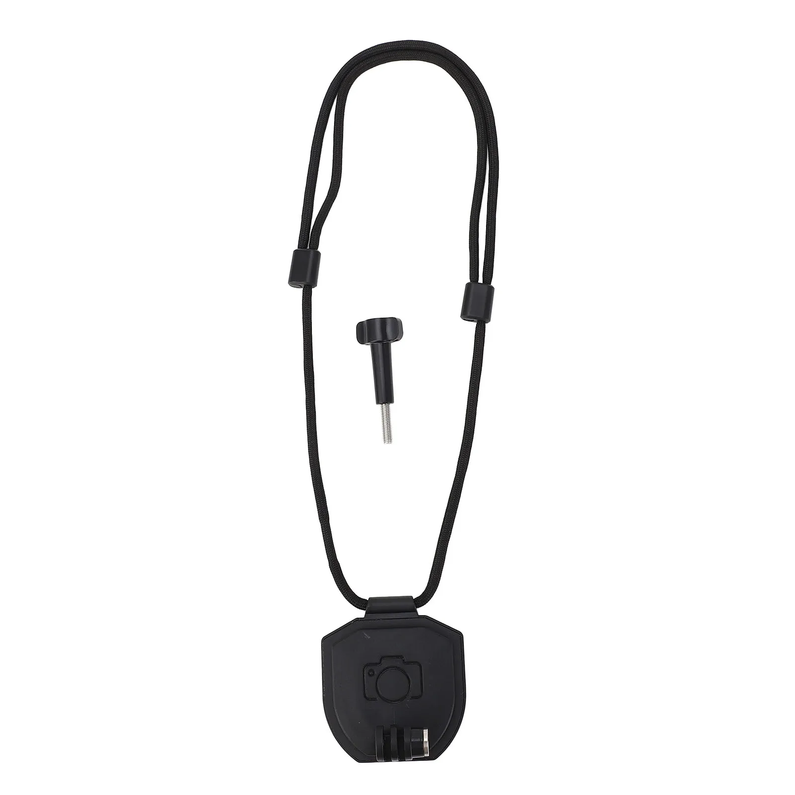 Correa Magnética para el Cuello, Soporte Magnético Ajustable y Resistente para Grabación POV, Soporte de Pecho para Cámara de Acción con Rotación de 360 Grados para 3