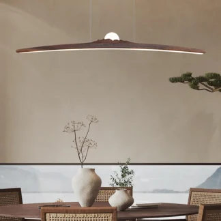Nuevo Candelabro de salón de té de estilo chino, madera maciza de nogal negro