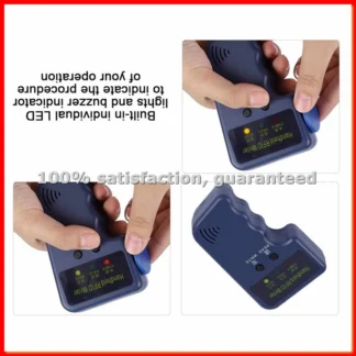 Lector y Grabador de Tarjetas de Identificación RFID de 125KHz Portátil para Control de Acceso con 5 Etiquetas Compatible con EM4100/EM410X-A68X