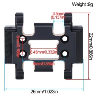 Kit de distribución de peso del chasis para coche MACH-RC, accesorios para coche RC Redcat Ascent-32 1/32