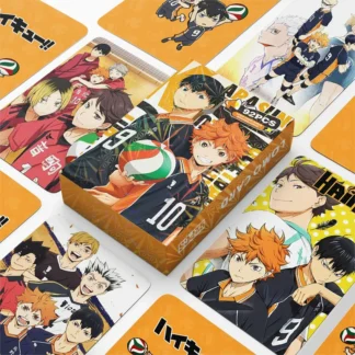 92 Piezas Haikyuu!! Tarjetas Lomo de Anime de Doble Cara con Juego de Pegatinas - Tarjetas Fotográficas con Impresión de Personajes en Alta Definición, Regalo para Coleccionistas