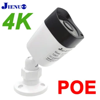 Cámara Poe de vigilancia de seguridad para exteriores, videocámara de 8MP, 4K, impermeable, visión nocturna, 4MP, 5MP, Onvif, CCTV, HD, IP para el hogar, monitoreo remoto