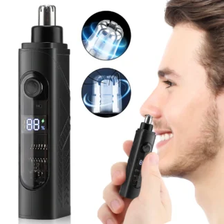 PASTSKY-cortador de pelo eléctrico para oreja y nariz para hombre, recortador de pelo de nariz con carga USB para hombre y mujer, recortador de pelo Facial para oreja, nariz y cejas