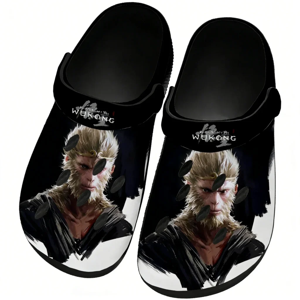 Sandalias Black Myth Wukong para Mujer, Adolescente, Moda para el Hogar, Zapatos de Agua de Alta Calidad, Sandalias Transpirables y Cómodas para Jardín y Playa