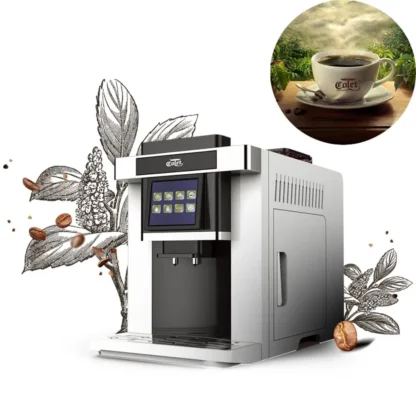 Cafetera Espresso de 230/110V y 1300W con 4 Idiomas, Producto Nuevo