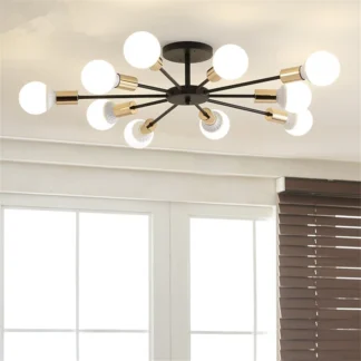 Candelabro LED E27 moderno para sala de estar, comedor, dormitorio, cocina, iluminación interior, luz de techo, lámpara colgante nórdica para Bar y salón, 2022