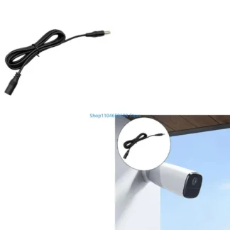 DC5.5 mm x 2.1 mm Femenino a macho Cable extensión Cable Cable alimentación alimentación para tiras LED Transmisión