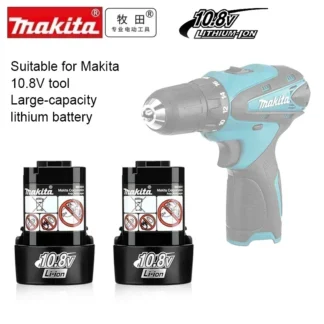 Batería original Makita de 10,8 V, batería de repuesto recargable de 3,0 Ah, herramienta eléctrica Makita 10,8 V 12 V BL1013 BL1020 BL1030 TD090DWE