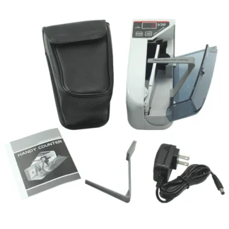 Mini contador de billetes portátil V30, utiliza batería/enchufe, práctica pantalla LED, máquina para contar dinero en efectivo y billetes