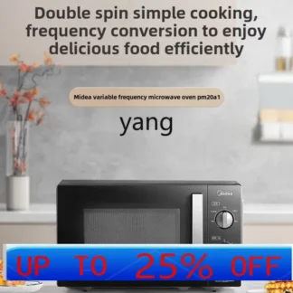 Horno microondas de conversión de frecuencia CX, pequeño, doméstico, con plato giratorio de vidrio, multifunción