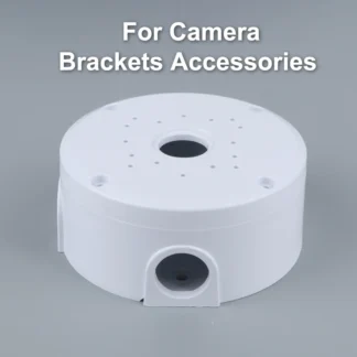 Caja de conexiones impermeable de plástico para cámara, soportes blancos, accesorios para cámaras, soportes de cúpula de vigilancia