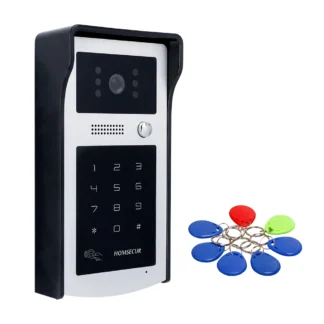 Cámara de puerta exterior HOMSECUR IDS-S XC004-S para sistema de intercomunicación con videoportero