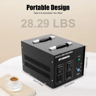 Transformador de Voltaje Ajustable para Electrodomésticos, Estabilizador y Protector