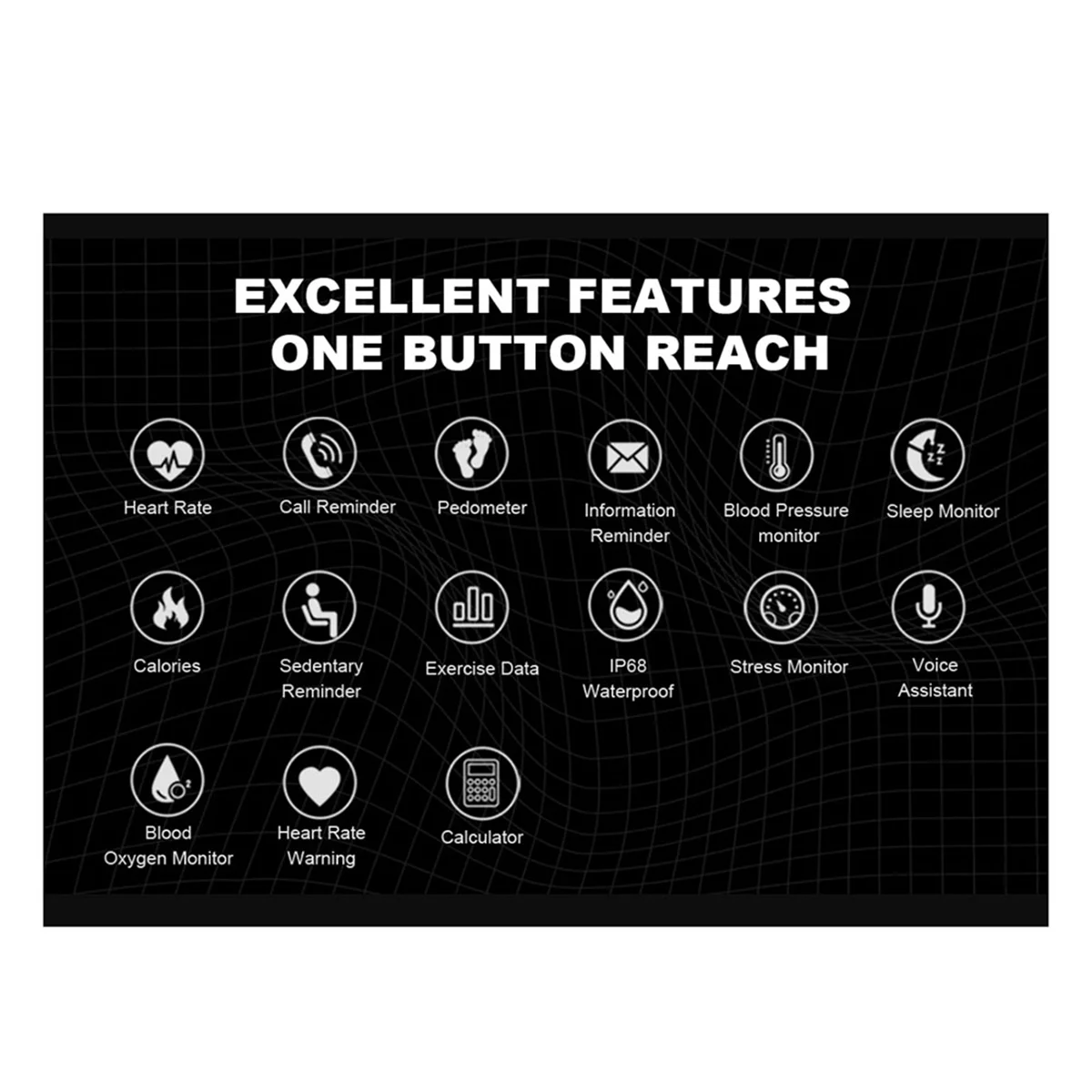 ABAN C20 Pro reloj inteligente asistente de voz BT llamada inalámbrica negocios deportes al aire libre IP68 reloj impermeable para Android/IOS